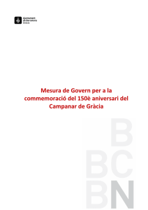 150è aniversari de la presència a Gràcia del seu Campanar