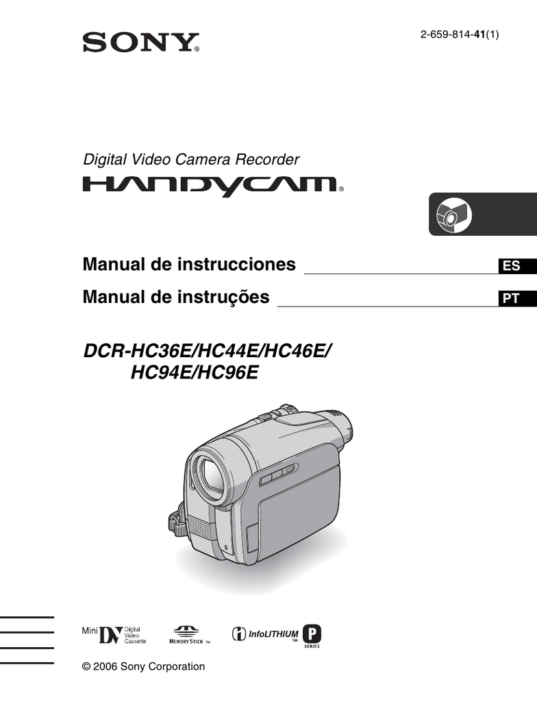 Dcr hc36e sony как подключить к компьютеру