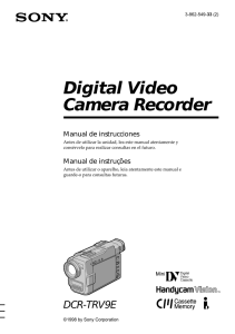 Digital Video Camera Recorder Manual de instrucciones