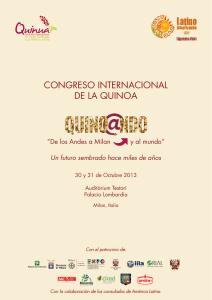 Descarga Programa Congreso Internacional de la quinua»