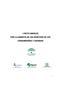 I Pacto Andaluz por la Garantía de los Derechos de los Consumidores