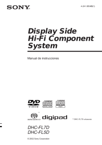 Display Side Hi-Fi Component System DHC-FL7D