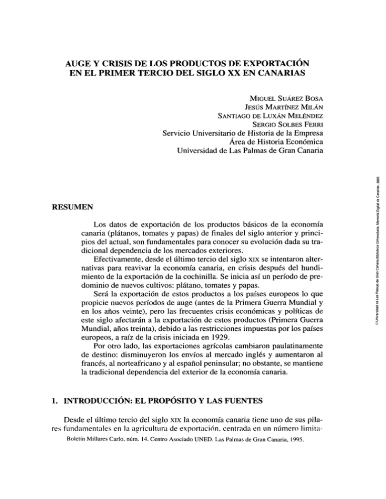Auge Crisis Productos Exportacion pdf