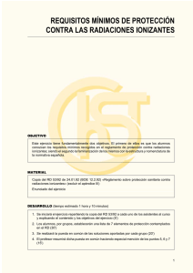 Nueva ventana:Requisitos mínimos de protección contra las radiaciones ionizantes (pdf, 56 Kbytes)