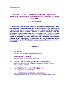 PLASTICOS EN COLOMBIA EDICION 2006-2007: - Fibras