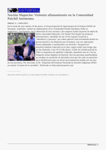 Nación Mapuche: Violento allanamiento en la Comunidad Paichil Autónoma