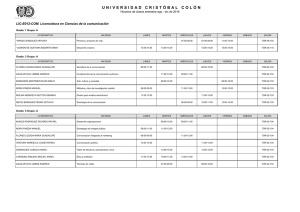 Ciencias de la Comunicaci n