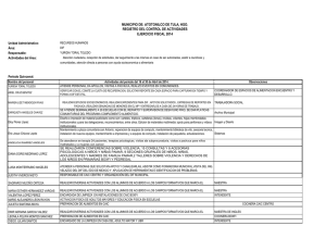 registro de actividades 2a quincena abril 2014 dif
