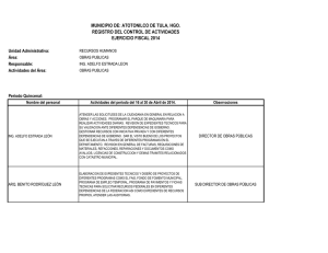 registro de actividades 2a quincena abril 2014 obras