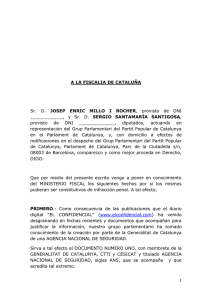 denunciar&aacute; esto ante la Fiscal&iacute;a