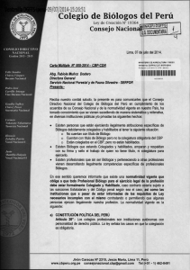 Carta Multiple Nº 008-2014-CBP-CDN