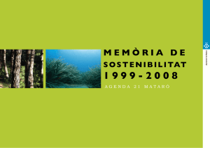 Memòria de Sostenibilitat 1999-2008