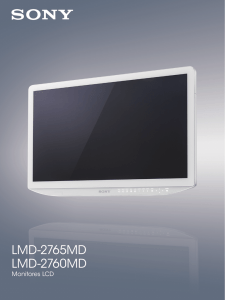 LMD-2765MD LMD-2760MD Monitores LCD