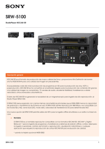 SRW-5100 StudioPlayer HDCAM-SR