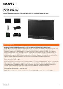 PVM-2541A Monitor de imagen profesional OLED TRIMASTER EL™ de 25&#34; con...