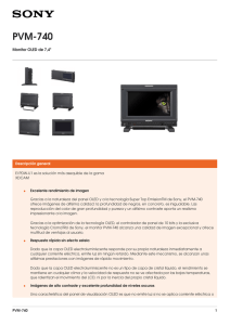 PVM-740 • Monitor OLED de 7,4&#34;