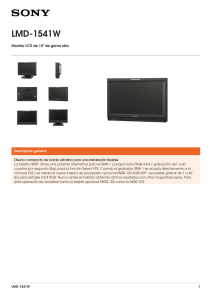 LMD-1541W Monitor LCD de 15&#34; de gama alta