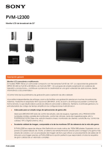 PVM-L2300 Monitor LCD de broadcast de 23&#34;