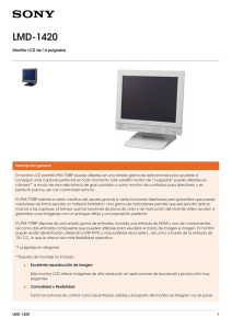 LMD-1420 Monitor LCD de 14 pulgadas