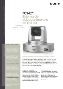 PCS-XC1 Sistema de videoconferencia en Full-HD