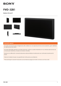 FWD-32B1 Monitor LCD de 32&#34;