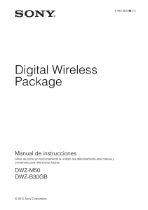 Digital Wireless Package Manual de instrucciones
