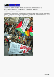 Donostia 20M: Fotos de la manifestación contra la