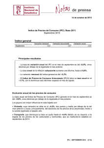 Índice de Precios al Consumo