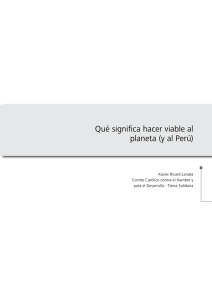 Qué significa hacer viable al planeta (y al Perú) - Xavier Ricard.pdf