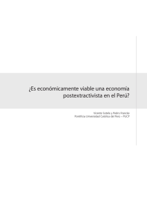 ¿Es económicamente viable una economía postextractivista en el Perú?
