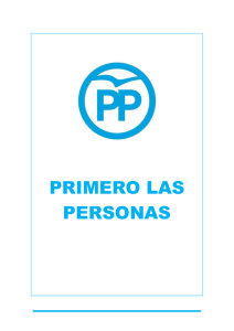 Pinche para leer el programa social del PP.