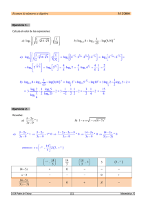 Examen de números reales y álgebra. Curso 2010/2011