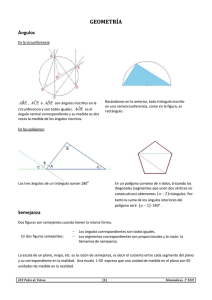 Resumen de geometría