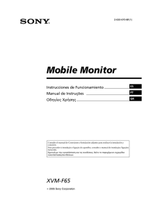 Mobile Monitor Instrucciones de Funcionamiento Manual de Instruções Οδηγίες Χρήσης
