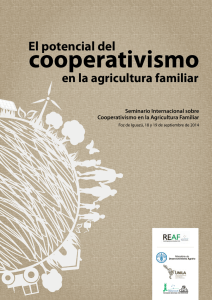 El potencial del cooperativismo en la agricultura familiar. Seminario Internacional sobre Cooperativismo en la Agricultura Familiar . REAF, FAO, UNILA, Programa FIDA MercosurClaeh.Foz de Iguazú, 18 y 19 de septiembre de 2014.