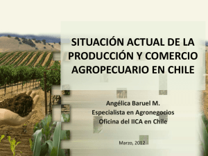 Situación actual de la producción y comercio agropecuario en Chile (IICA)