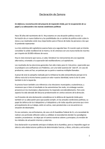Declaración de Zamora