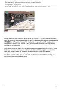 Municipalidad de Graneros retiró del mercado envases fitosanitar
