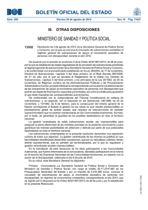 BOLETÍN OFICIAL DEL ESTADO MINISTERIO DE SANIDAD Y POLÍTICA SOCIAL 13302