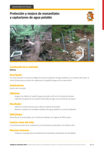 Protección y mejora de manantiales y captaciones de agua potable. Ayuntamiento de Anievas.