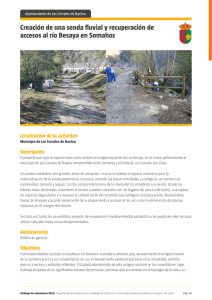 Creación de una senda fluvial y recuperación de accesos al río Besaya en Somahoz. Ayuntamiento de Los Corrales de Buelna.
