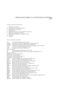 Bibliografía sobre las Comunidades Autónomas (2002)