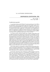 La jurisprudencia Constitucional 2005