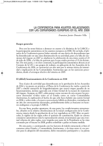 La Conferencia para asuntos relacionados con las Comunidades Europeas en el año 2008