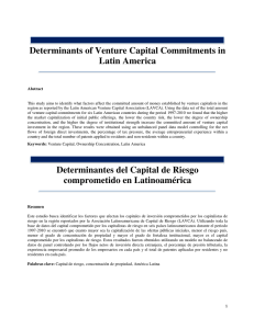 Determinants of Venture Capital Commitments in Latin America