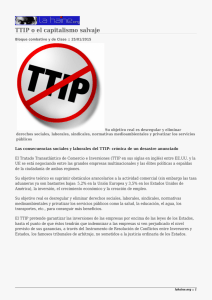 TTIP o el capitalismo salvaje