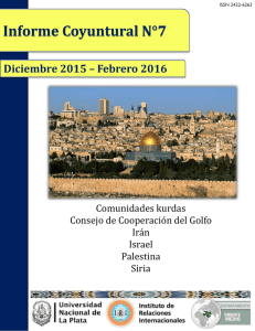Informe Coyuntural N°7 Diciembre 2015 – Febrero 2016 Comunidades kurdas