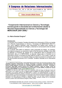 0 Oregioni_Cooperaci�n Internacional en Ciencia y Tecnologia