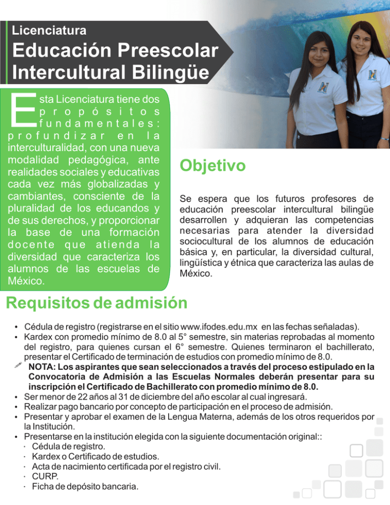 Plan Preescolar Bilingue