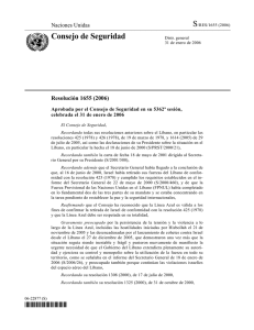 ONU - CdeS resol 1655